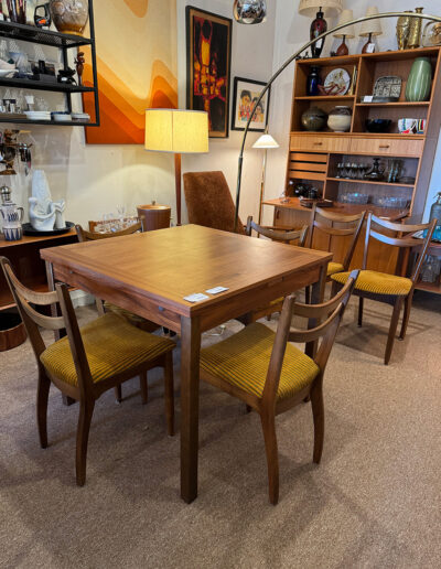 Vintage Danish Walnut Dining Table