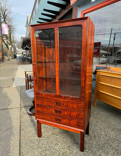 Vintage Rosewood Cabinet/Showcase