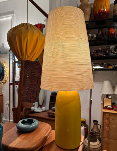 Vintage Yellow Lamp