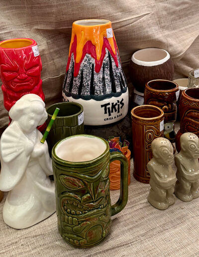 Vintage Tiki Drinking Mugs