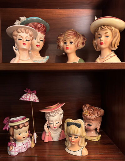 Vintage Lady Head Vases