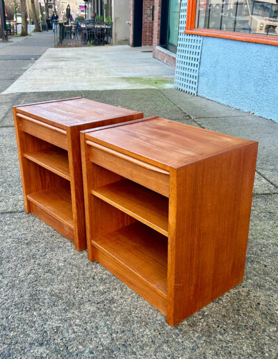 Vintage Danish Teak Bedside Tables