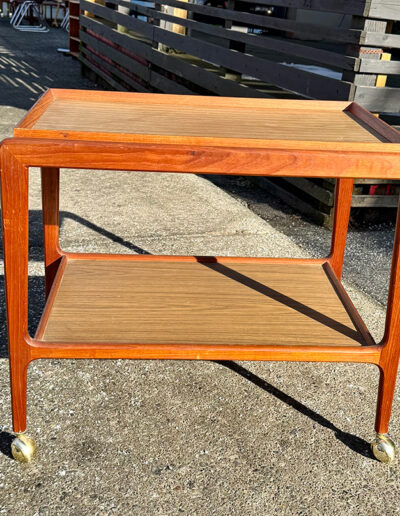 Vintage Teak Bar Cart