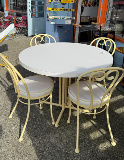 Vintage Canadian Bistro Table and Chairs