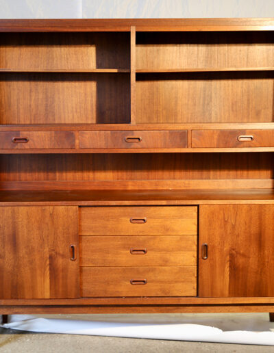 Vintage 2 Piece Walnut Sideboard