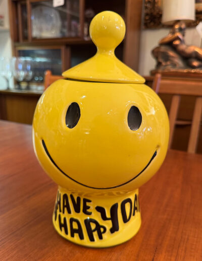 Vintage McCoy Smiley Face Cookie Jar