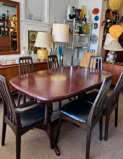Vintage Rosewood Dining Room Table