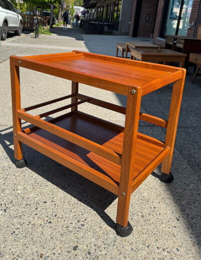 Vintage Teak Bar Cart