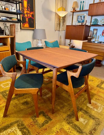 Vintage Scandinavian Teak Dining Table