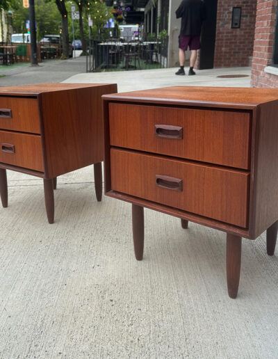 Vintage Teak Nightstands
