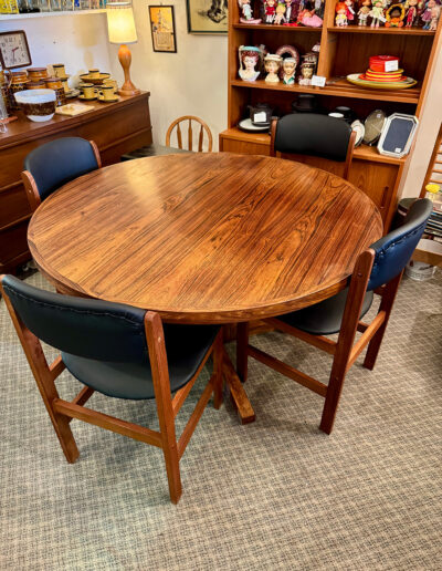 Vintage Round Teak Table
