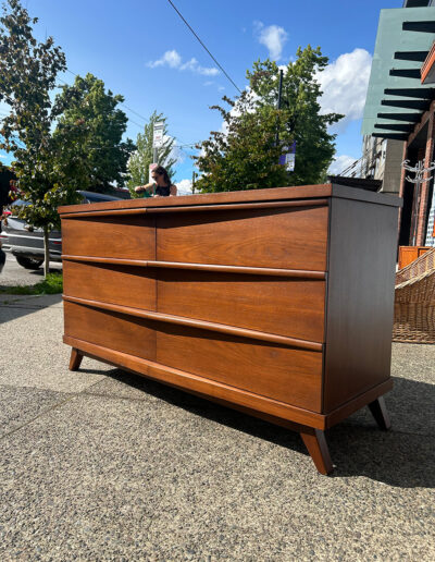 Vintage Walnut Dresser by Gilbert